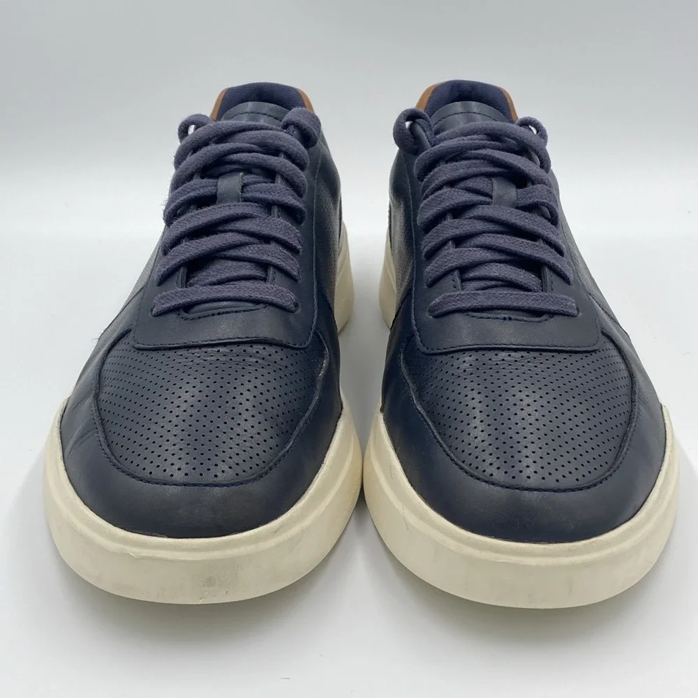 Cole Haan Grand Crosscourt Men's Size 11.5 Blue Leather Perforated Shoes C33990